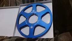 Pioneer Pr 101 style aluminum tape reels for pioneer Rt 909 reel to reel BLUE
