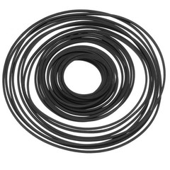30Pcs Recorder Rubber Belts 40-135mm Mix Square Cassette Recorder(1mm Width)