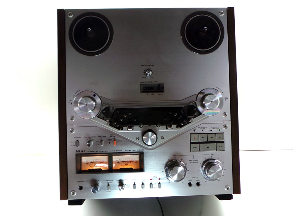 AKAI GX-635D Reel to Reel AutoRev 4-Track 2Channel Stereo Tape Deck Parts/Repair