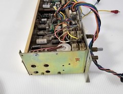 Akai X-300 Reel to Reel LOWER ASSEMBLY CHASSIS with METERS, VOLUME, RECORD