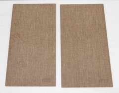 Vtg 2- OEM ” KLH 22 Speaker “GRILL, FRAME, CLOTH” Replacement Part PAIR/ Set