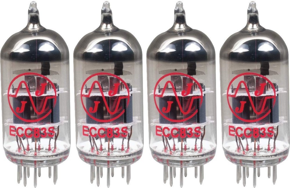Jj Electronic 12Ax7 Ecc83 Preamp Tubes Package Of 4 For Musicians Amps