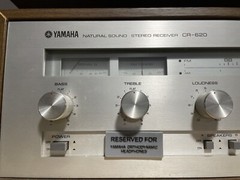 Dual Headphone Jack Plug/Cover For Vintage Yamaha CR-x20 Series Receivers – NEW!