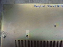 Realistic STA-80 Receiver Bottom Panel V G Condition Tested Parting Out STA80