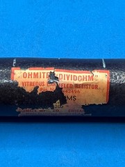 Vintage Ohmite Dividohm Vitreous Enameled Wirewound Resistor RE