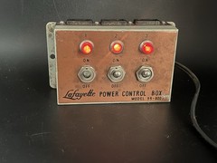 Lafayette Power Control Box 99-8007 Working Missing Light Cover Free Shipping