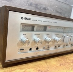 Yamaha CR-820 Natural Sound Stereo Receiver – Vintage Wood Case – Tested Working