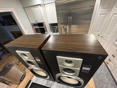 Technics SB2665 3-Way Speaker System 200 Watts 12” Woofers Tested Working Video