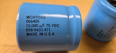 McIntosh 15,000uF, 75V capacitors (MC250, 2505…)