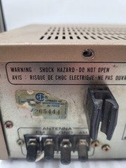 Vintage Marantz SR220 Stereo Receiver Silver Face – UNTESTED For Parts/Repair