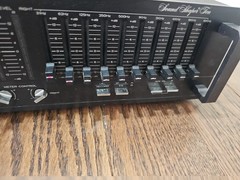 ADC SOUND SHAPER TEN SS-10 STEREO FREQUENCY GRAPHIC EQUALIZER Untested. L1
