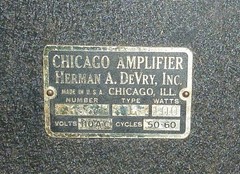 1930’s DeVry Type L Mono Tube Amplifier w/Speaker