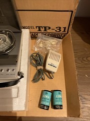 Vintage AIWA Transistor Tape Recorder TP-31 Original Box/ Manual-Works