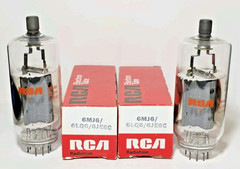 Date Matched Pair RCA 6MJ6 / 6LQ6 / 6JE6C Vacuum Tube Tested NOS On TV -7