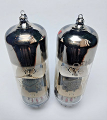 2 pcs USED Matched Pair 6N6P/ ECC99/ E182CC FOTON Tubes