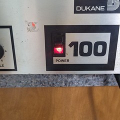 VINTAGE DUKANE 100 MOD 1A1400 100 WATT SOLIDSTATE PA AMPLIFIER Untested Parts