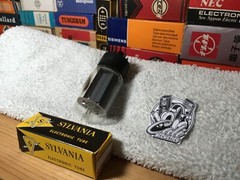 1 x NOS Sylvania USA 5881 SideGetter PowerAudioTube ~ 6L6WGB Grail Fender/Tweed