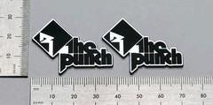 Rockford Fosgate The Punch Badge Logo Emblem 3D Silver Pair With 3M Adhesive