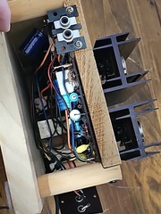 Vintage DIY Solid State Power Amplifier TO-3 Transistors Large Heatsinks AS-IS