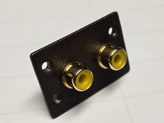 Eico HF-12, HF-20, HF-86 RCA Interconnect Upgrade Plate
