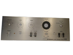 Original Vintage Pioneer SA 6500 Amplifier Silver Color Faceplate Made In Japan