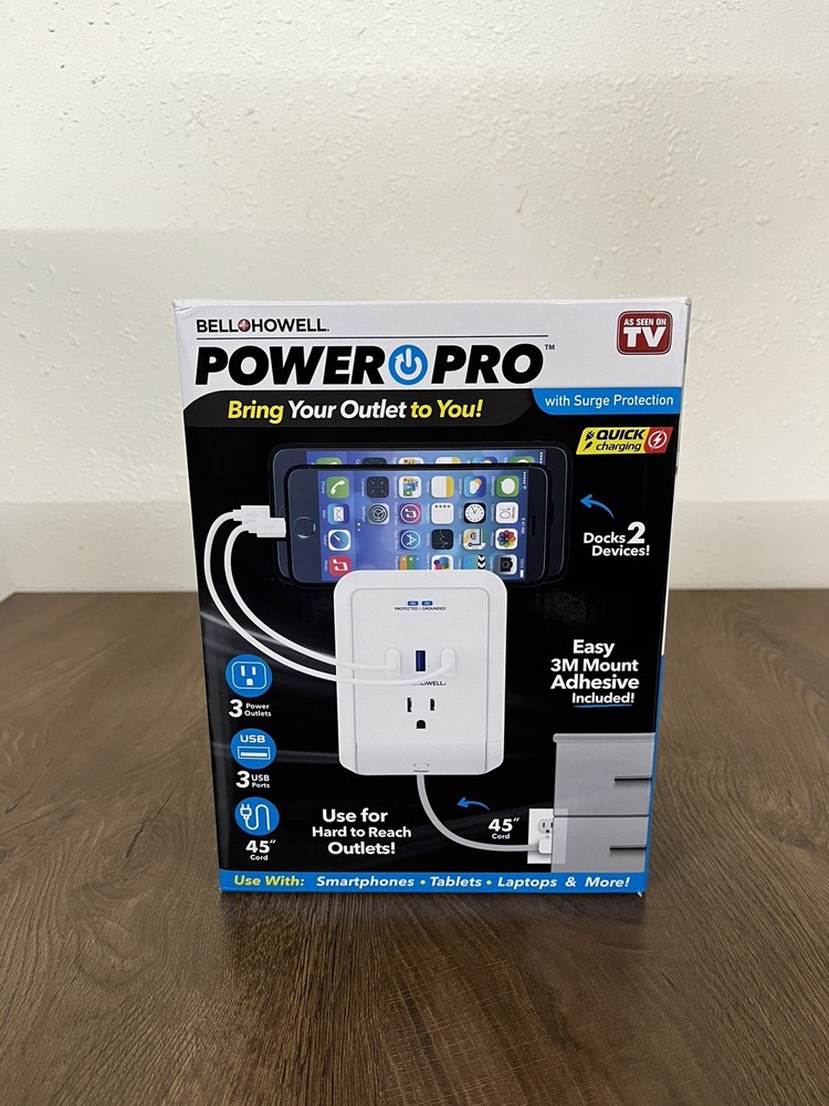 Bell Howell Power Pro As Seen On Tv Change 6 Devices At Once