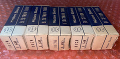 WESTERN ELECTRIC 417A’s 5 IDENTICAL N.O.S. TUBES SAME DATE CODES 1/60