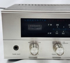 Lafayette LT-425T vintage solid-state AM/FM stereo tuner from late 1960s/1970s