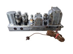 Vintage 1940s E.H. Scott 800B Radio Receiver w/ Dual Tube Chrome Amplifiers