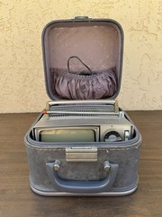 Vintage Sony 5-303W All Transistor Portable Analog Micro TV w/ Case – Japan