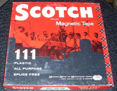 SCOTCH 111 reel to reel tape 7″ – UNTESTED –
