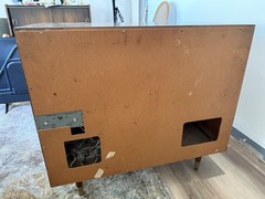 🍊Vintage 1950s/60s MCM Decca ‘The Riverside’ Hi-Fonic Record Player Console!
