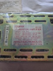 Vintage Herald AM-22A Transistorized Portable P.A. Amplifier (New Old Stock)