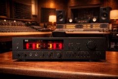 SANSUI RA-990 BROWN 🌈RaRe🌈 1983 Vintage Stereo Reverberation Amplifier Deck