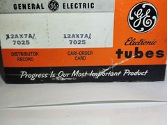 General Electric 12AX7 Vacuum Tube Ex. Made in Usa