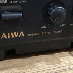 Set of 2 Vintage AIWA SC-B10-H Speaker System Tested SEE DESCRP Free Shipping