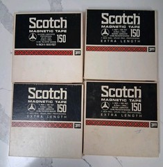 Scotch 150 203 Sony SLH 180 Reel to Reel Recording Tape LOT 6 Used A3