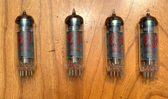 JJ ELECTRONIC VACUUM TUBES EL84 MATCHED SET LOT OF 4 NOS~UNTESTED