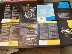 Vintage McIntosh Stereo Preamplifier Amplifier Sales Brochure Lot