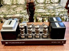 LUXMAN A3600 Tube Power Amplifier Tested Working w/ 2 Spare Tubes 100V