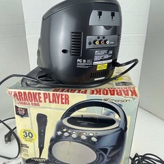 Vintage Emerson Karaoke Player Portable CDG Compact Disc Digital Audio Works