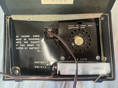 Vintage Japan High Wave DeLuxe Solid State AM Radio Works See Video