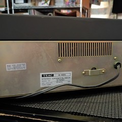 TEAC A-420 Vintage Stereo Cassette Deck FOR PARTS / REPAIR Read Details!