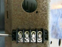 2 pcs McINTOSH MC240 MC275 amplifier output speaker terminal block