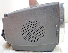 Sony 7″ TV-740 Black White Television UHF VHF Vintage 1970’s WORKS