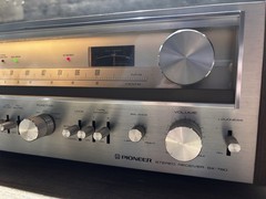 Vintage Pioneer SX-780 AM/FM Stereo Receiver Silver Face