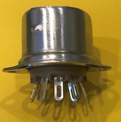 NEW BELTON 9 pin 12AX7 tube shield micalex socket top mount fits Fender & others