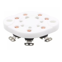 4Pack 7pin Tube Socket Ceramic Valve Base For 1625 FU25 826 59 Vintage Audio DIY