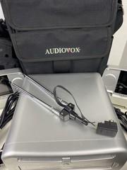 RARE Audiovox VBP3000 Video in a Bag Dual 5″ Screens + Extra Screen Bag Antenna