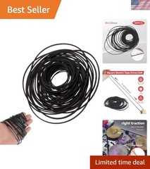 Cassette Recorder Rubber Belts – 50 Count (40-135MM) for Effective Maintenance